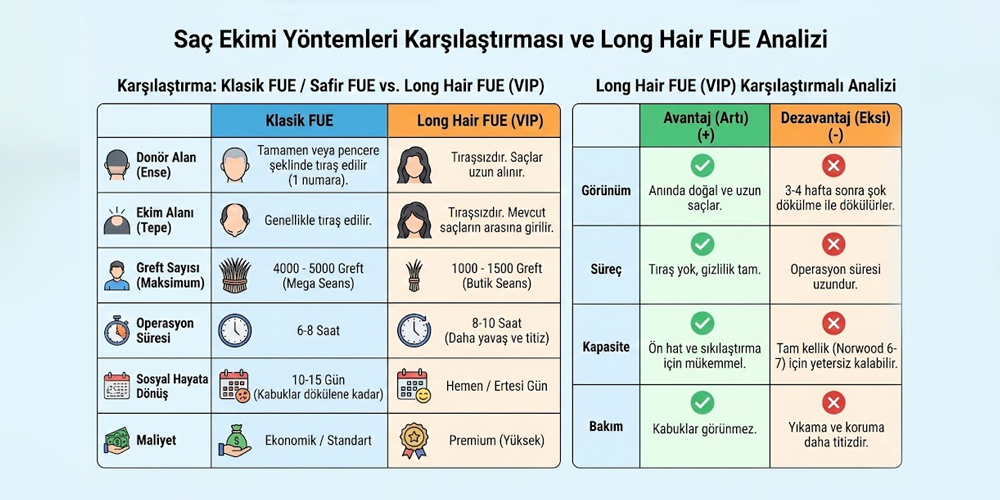 Advantages And Disadvantages Of Long Hair Fue Hair Transplant | Medlook